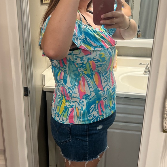 Lilly Pulitzer Sailboat Top - Picture 4 of 4